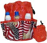 Deluxe Patriotic Bingo  Bag w/ pouch