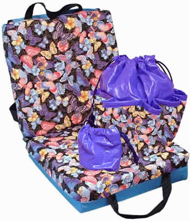 Cosmic Bingo Double Seat Cushion - Purple, Abbott Bingo Products