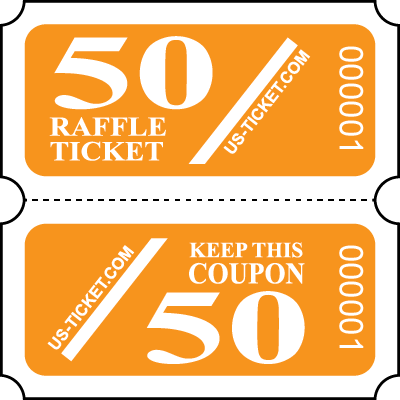 Premium 50/50 Raffle Ticket Roll