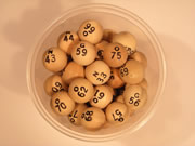 Superior 7/8 inch Wooden Bingo Balls